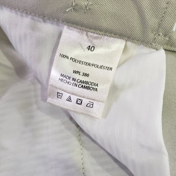 *NWT* Haggar Performance Cool 18 Plain Front Shorts | Size 40 - Picture 6 of 8